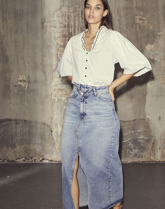 Vika CC Asym Slit Nederdel